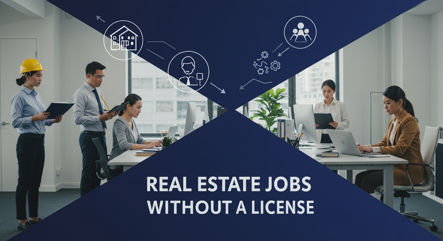 Real Estate Jobs Without a License